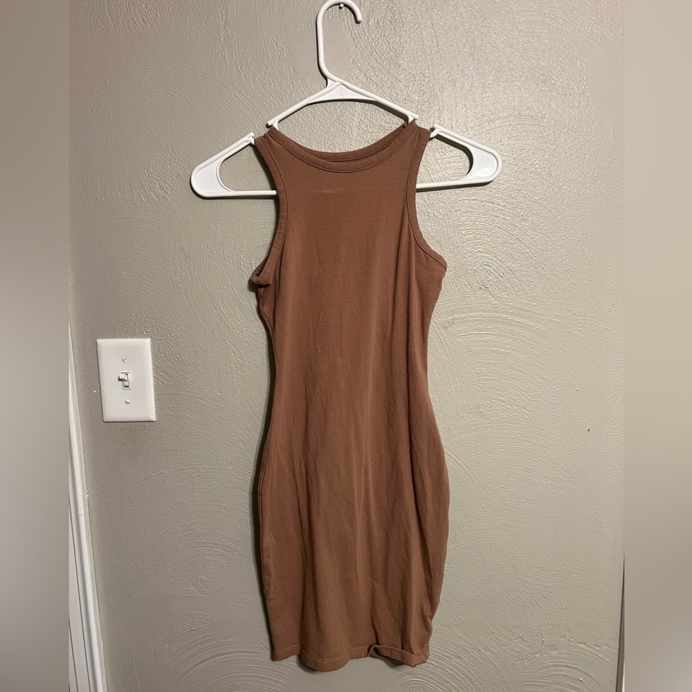 XS brown tight dress